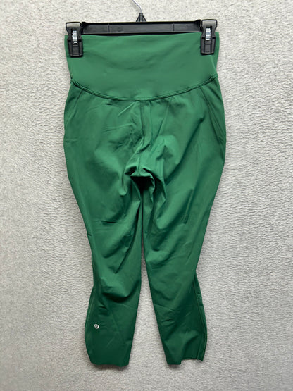 Lululemon Base Pace High-Rise Crop 23" Nulux Size 6  Everglade Green
