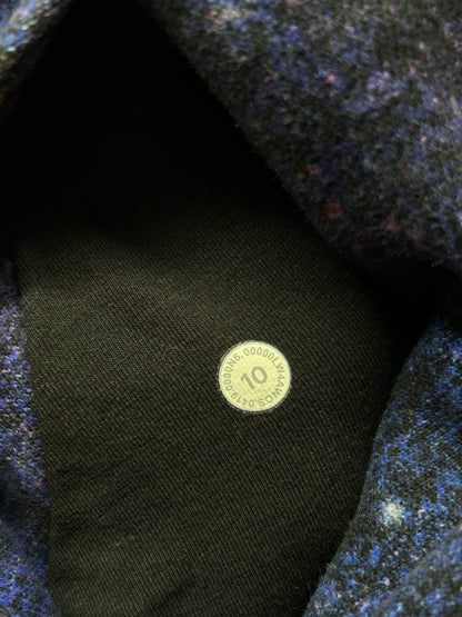 Lululemon Scuba Hoodie Light Cotton Fleece Size 10 Polar Lights Blue Multi