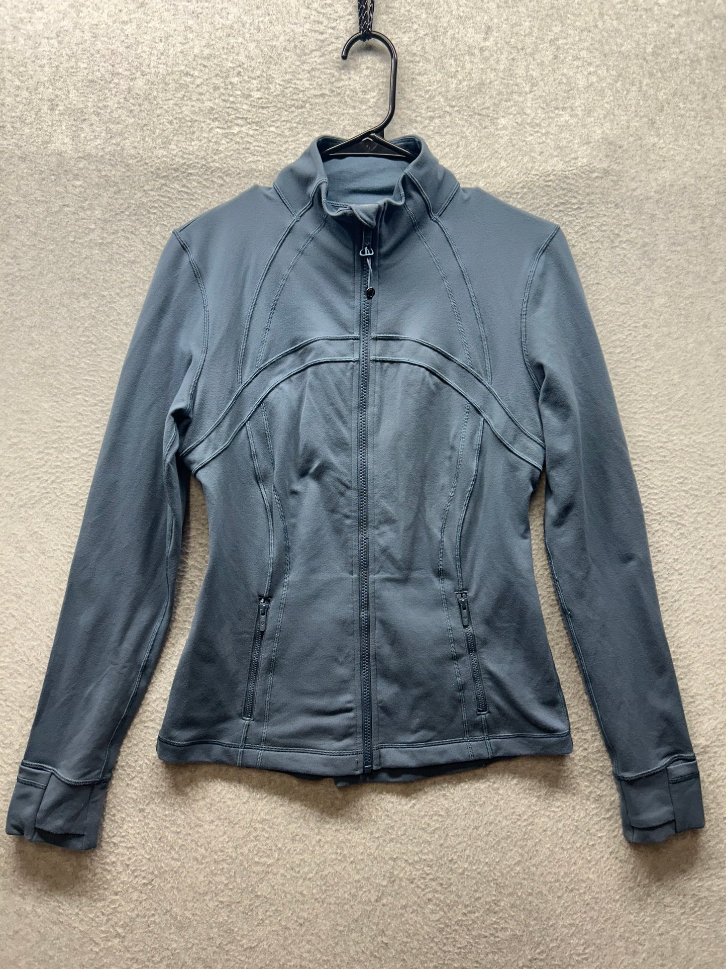 Lululemon Define Jacket Luon Size 8 Iron Blue