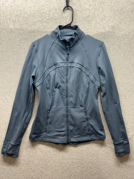 Lululemon Define Jacket Luon Size 8 Iron Blue