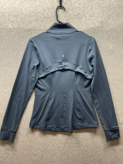 Lululemon Define Jacket Luon Size 8 Iron Blue