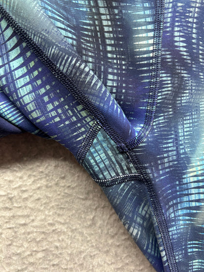 Lululemon Invigorate High-Rise Tight 28" Size 6 Foil Shapeshifter Flux Blue Multi