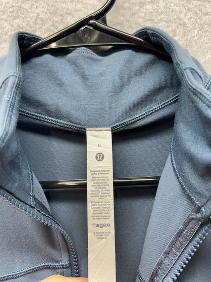 Lululemon Define Jacket Luon Size 8 Iron Blue