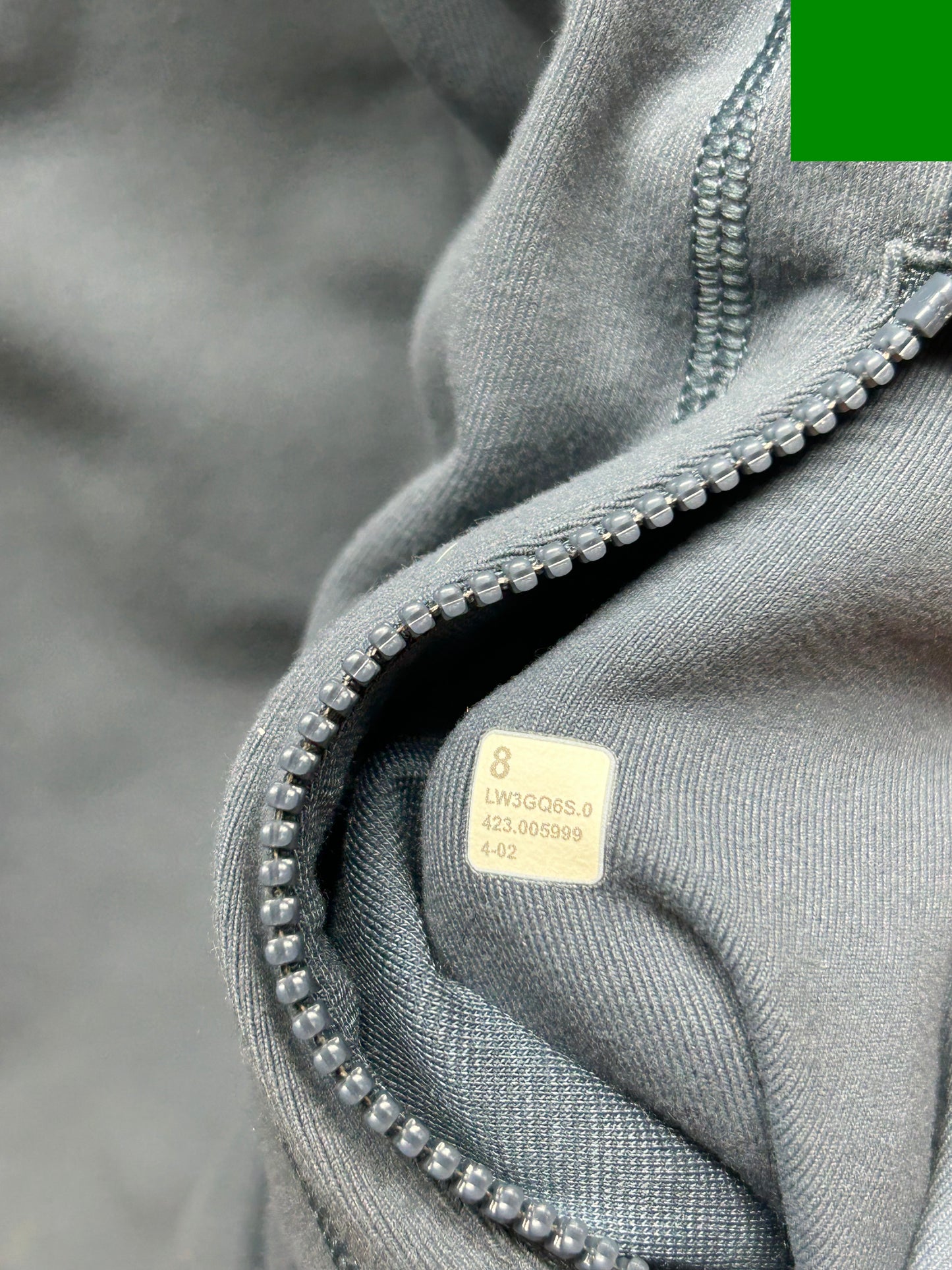Lululemon Define Jacket Luon Size 8 Iron Blue