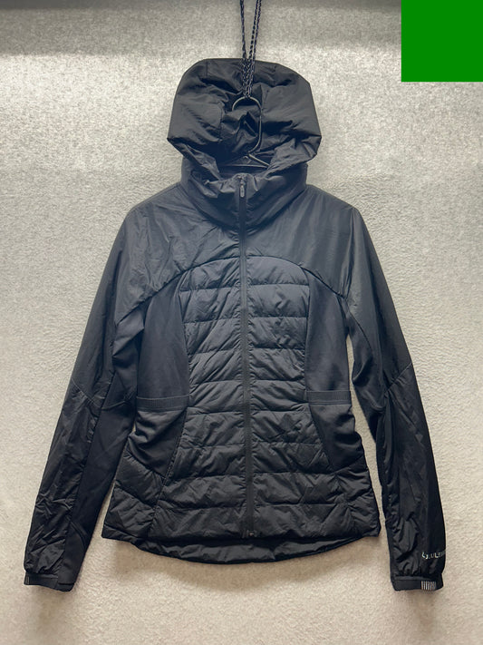 Lululemon Down For It All Jacket Size 8 Black