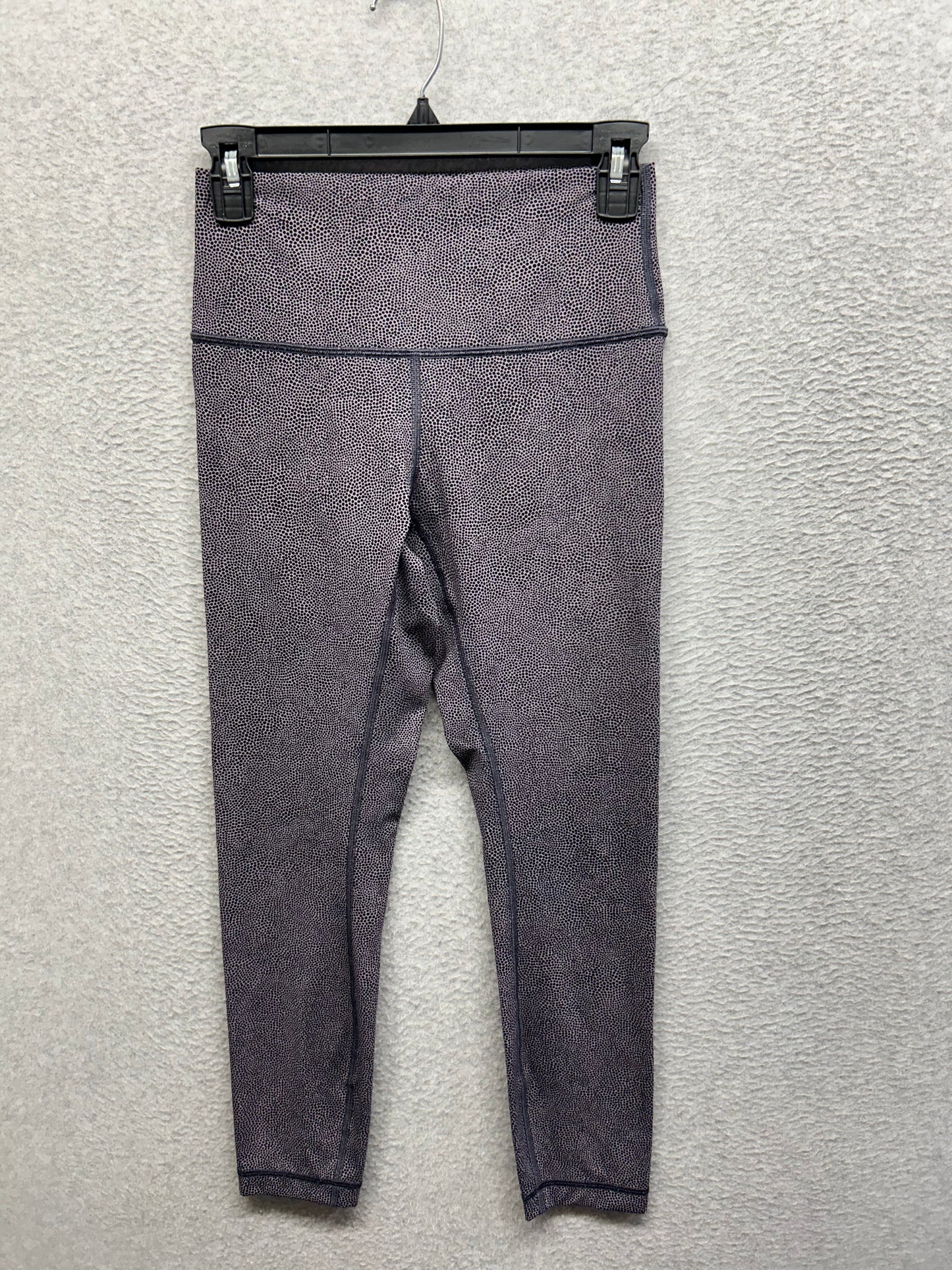 Lululemon Wunder Under Hi-Rise Tight Luxtreme 28" Size 6 Disperse Dusky Lavender Black