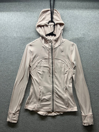 Lululemon Hooded Define Jacket Nulu Size 6 Pink Bliss
