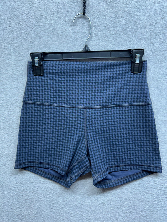 Lululemon Align High-Rise Short 4" Size 8 Micro Houndstooth Blue Multi