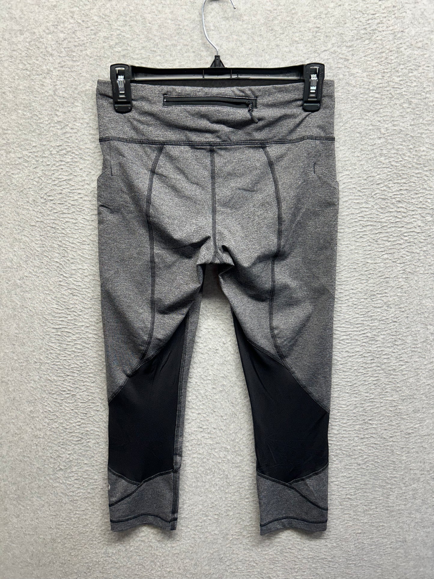 Lululemon Pace Rival Crop 19" Size 6 Heathered Slate