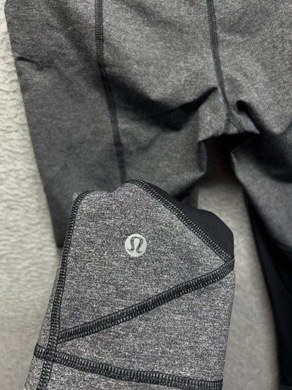 Lululemon Pace Rival Crop 19" Size 6 Heathered Slate