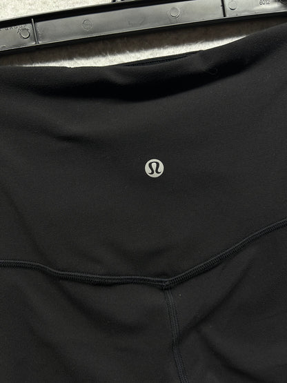 Lululemon Unlimit High Rise Short 8" Mesh Size 6 Black
