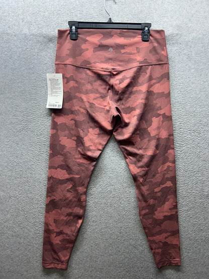 Lululemon Align High-Rise Pant 28" Size 14 Heritage 365 Camo Brier Rose Multi