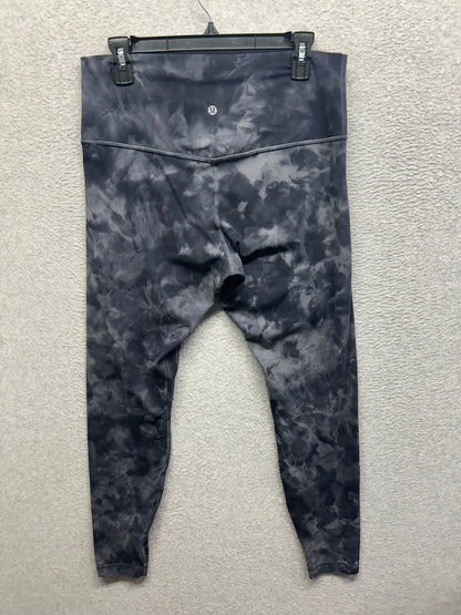 Lululemon Align Pant 28" Size 12 Diamond Dye Pitch Grey Graphite Grey