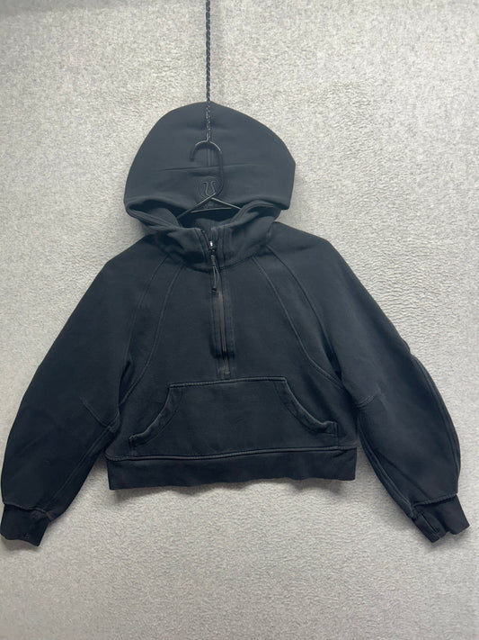 Lululemon Scuba Oversized 1/2 Zip Hoodie Size XS/S Black