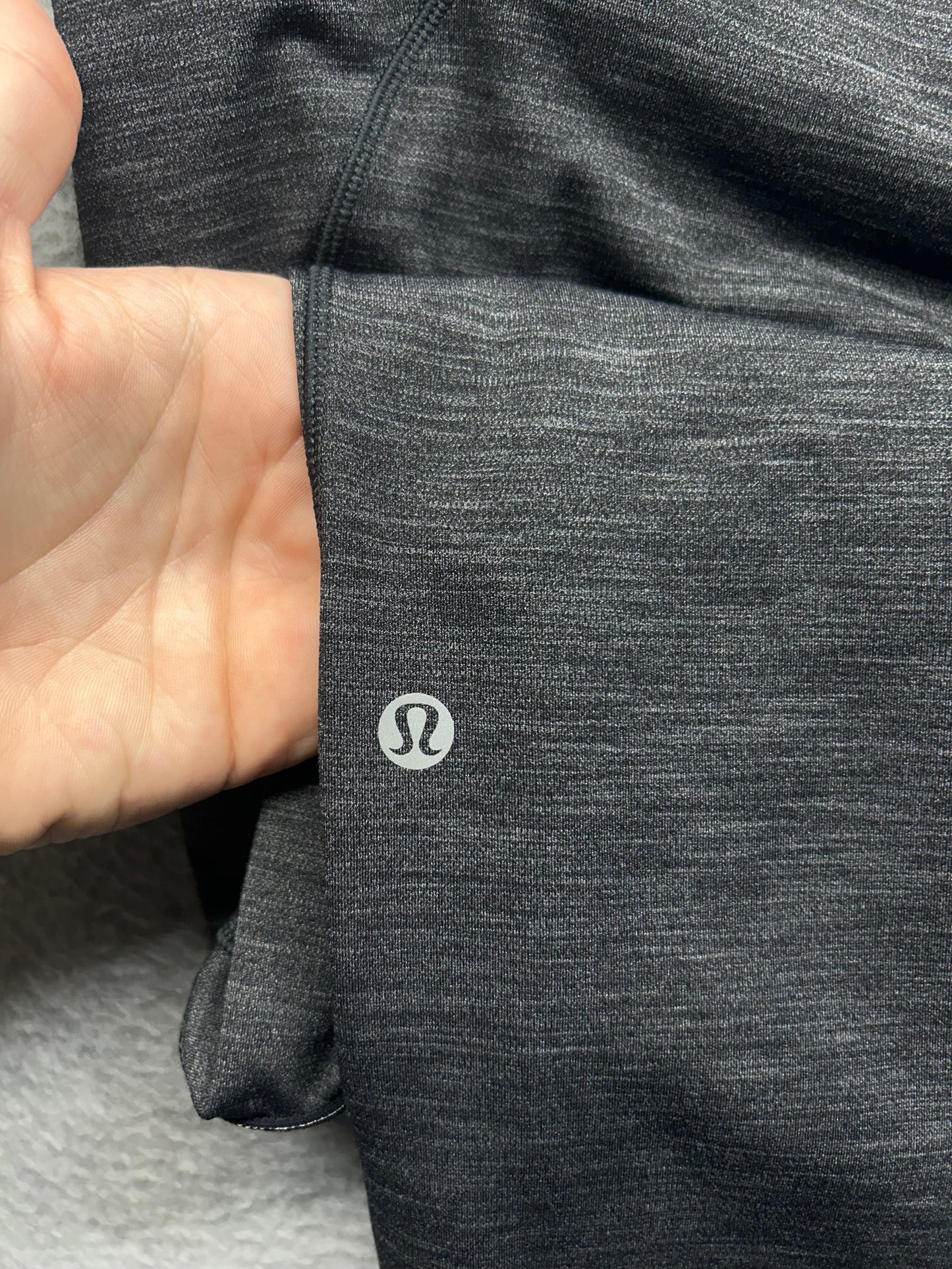 Lululemon Speed Up Tight Luxtreme Brushed 28" Size 12 Heathered Gray
