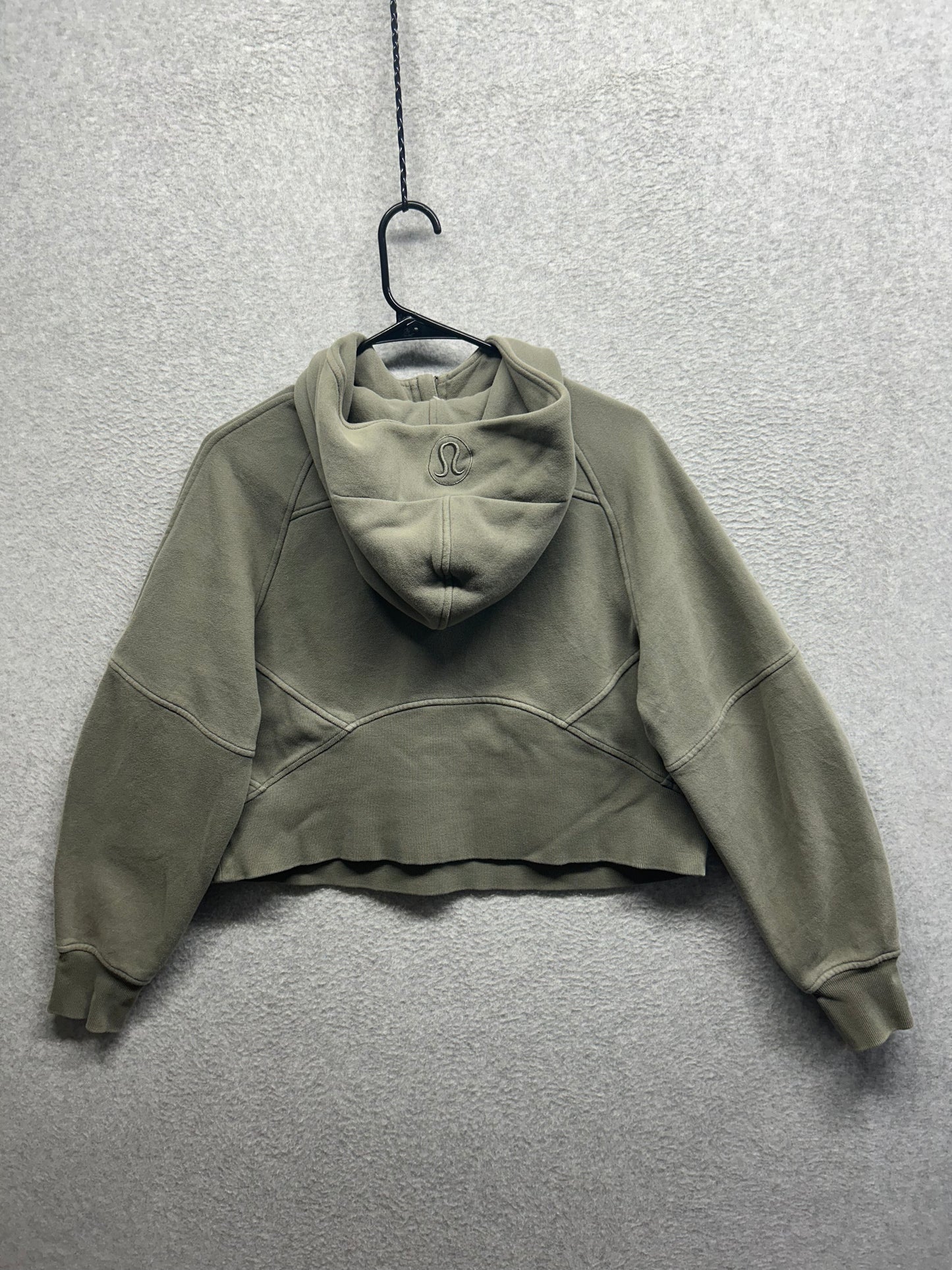 Lululemon Scuba Oversized Half-Zip Hoodie Size XS/S Medium Olive