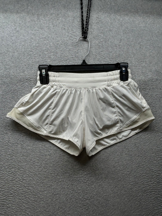 Lululemon Hotty Hot Short II 2.5" Size 4 White