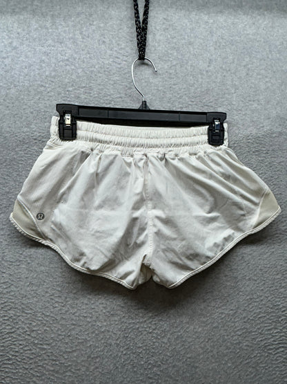 Lululemon Hotty Hot Short II 2.5" Size 4 White