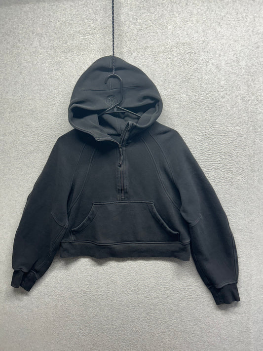 Lululemon Scuba Oversized 1/2 Zip Hoodie Size XS/S (Square) Black