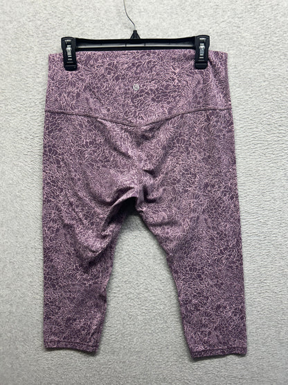 Lululemon Align Crop 21" Size 12 Arabesque Antoinette Smoky Quartz