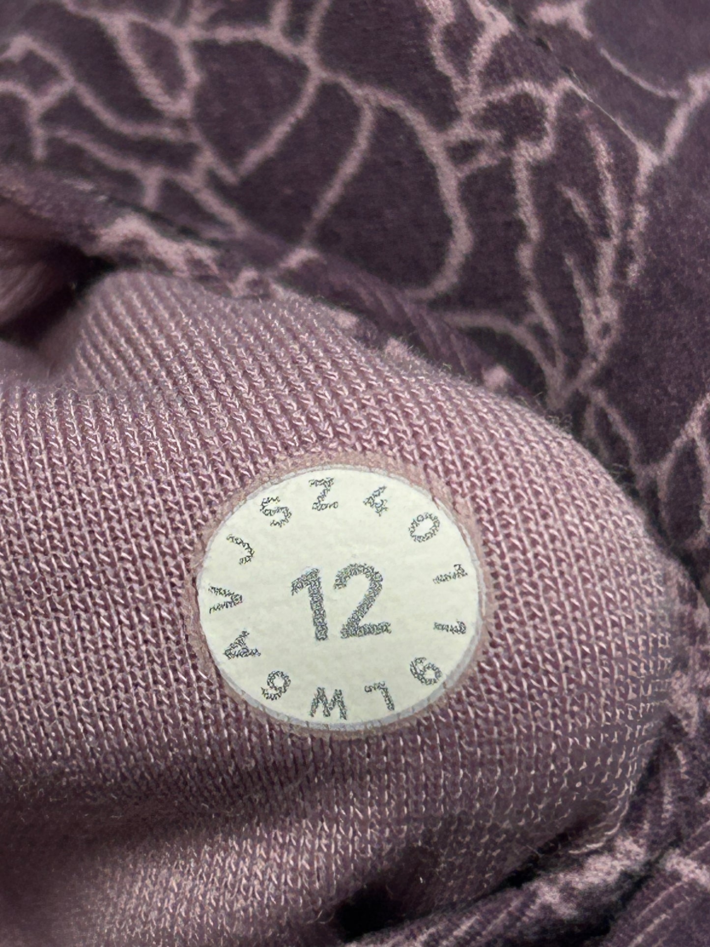 Lululemon Align Crop 21" Size 12 Arabesque Antoinette Smoky Quartz