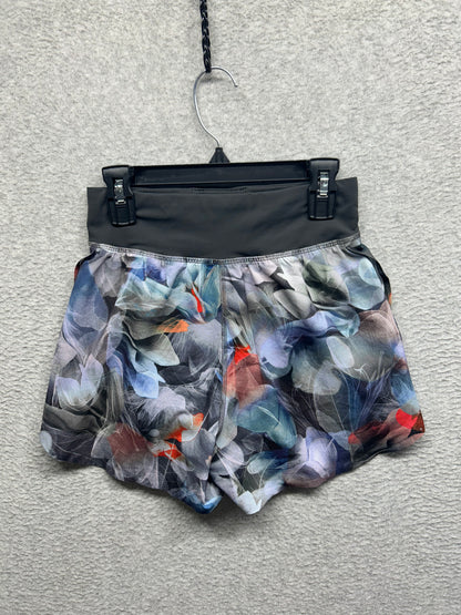 Lululemon Fast and Free Reflective High-Rise Classic-Fit Short 3" Size 0  Luminescent Floral Multi