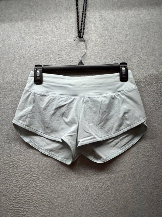 Lululemon Speed Up Short 2.5" Size 2 Blue Linen