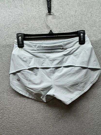 Lululemon Speed Up Short 2.5" Size 2 Blue Linen