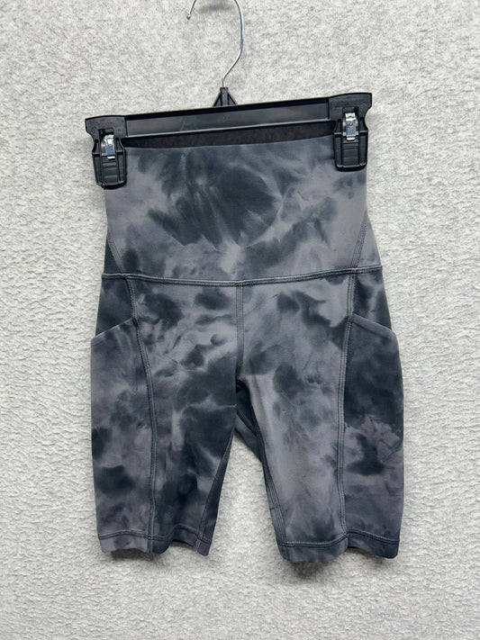 Lululemon Align High-Rise Short with Pockets 8" Size 0 Diamond Dye Pitch Grey Graphite Grey