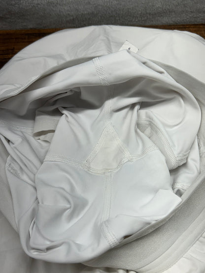 Lululemon Court Rival High Rise Skirt Size 6 White