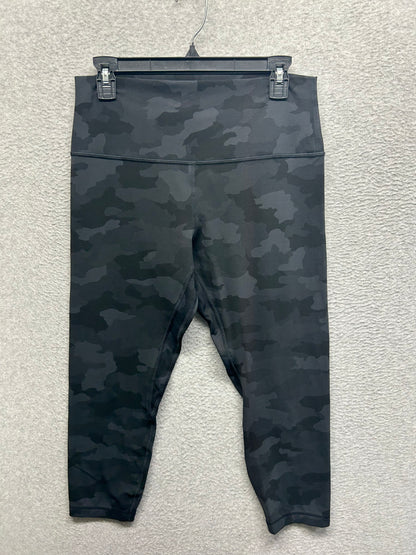 Lululemon Align High-Rise Crop 23" Size 12 (Square) Heritage 365 Camo Deep Coal Multi