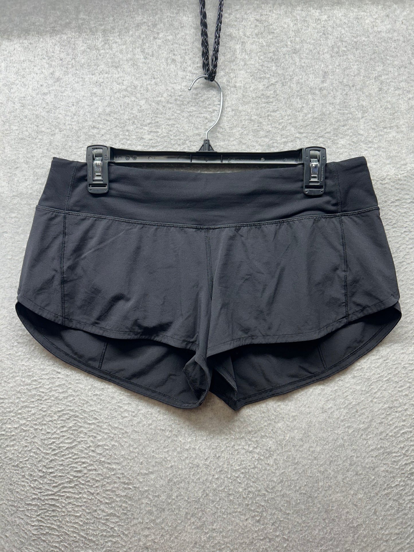 Lululemon Speed Up Short 2.5" Size 8 Black