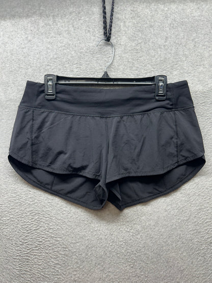 Lululemon Speed Up Short 2.5" Size 8 Black