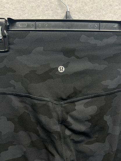 Lululemon Align High-Rise Crop 23" Size 12 (Square) Heritage 365 Camo Deep Coal Multi