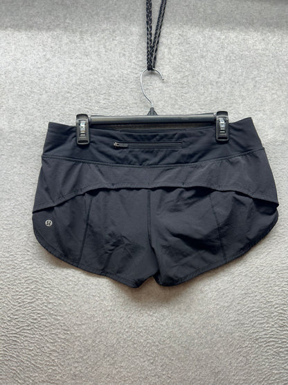 Lululemon Speed Up Short 2.5" Size 8 Black