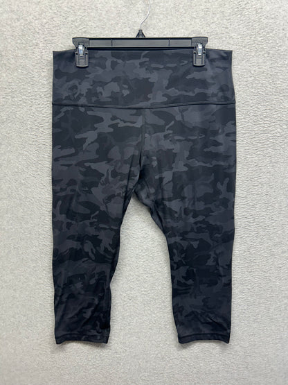 Lululemon Align Crop 21" Size 14 Incognito Camo Multi Grey