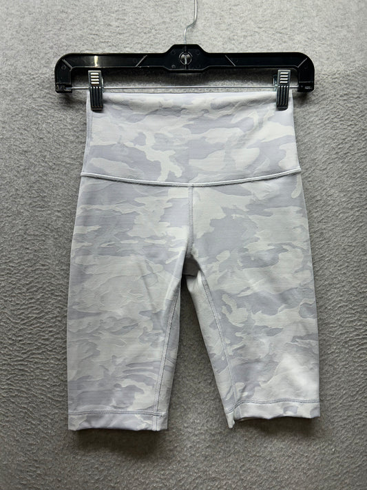 Lululemon Wunder Under Short 10" Ribbed Size 4 Incognito Camo Jacquard Alpine White Starlight