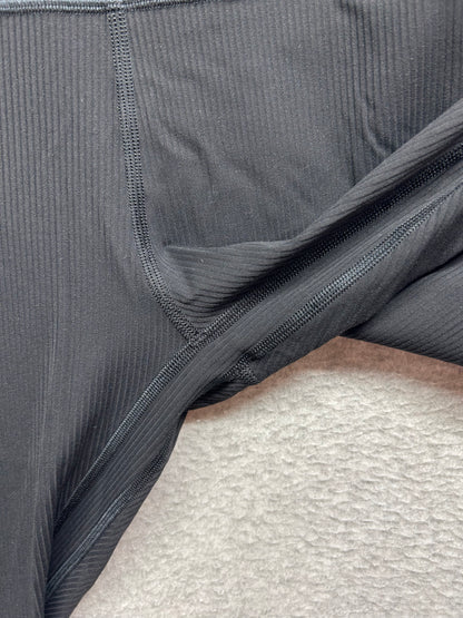 Lululemon Align Ribbed High-Rise Pant 25" Size 12 Black (Square Dot)