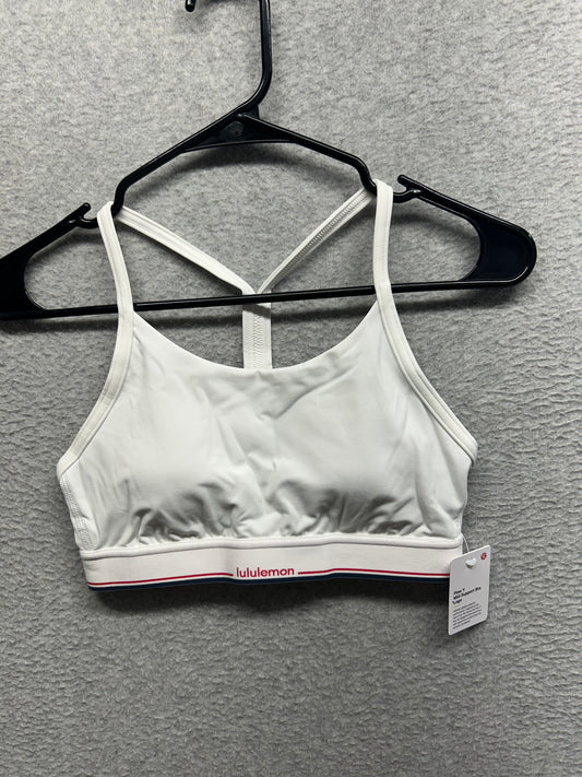 Lululemon Flow Y Bra Mid Support Size 4 White