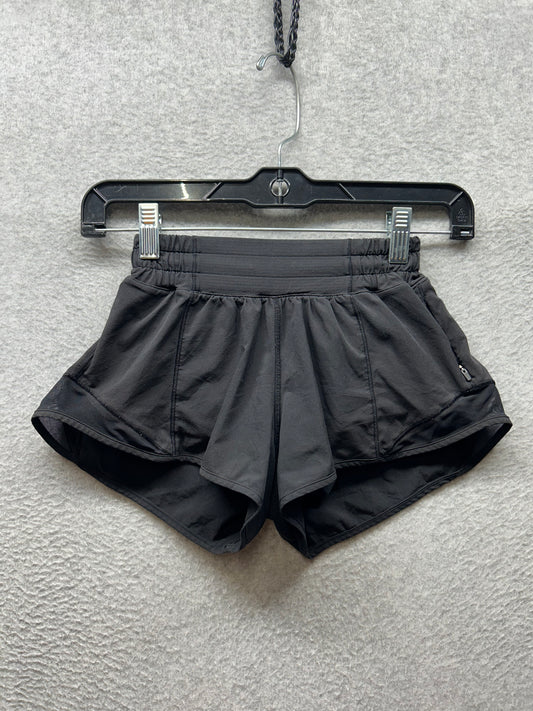 Lululemon Hotty Hot Short II 2.5" Size 0 Black