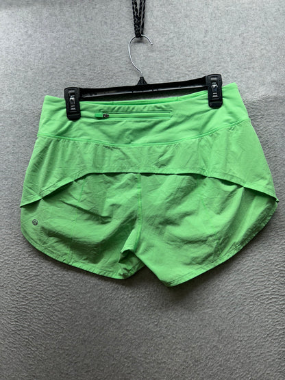 Lululemon Speed Up Mid-Rise Lined Short 4" Size 8 Pistachio