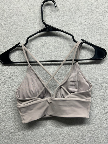 Lululemon Pushing Limits Bra Size 4 Dark Chrome