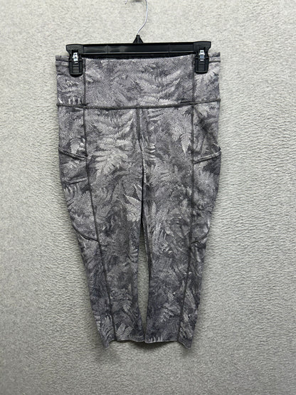 Lululemon Fast & Free Crop 19" Size 8 Kindred Spirit Alpine White Multi