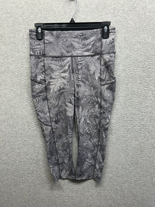 Lululemon Fast & Free Crop 19" Size 8 Kindred Spirit Alpine White Multi