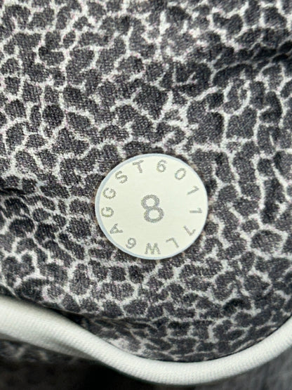 Lululemon Fast & Free Crop 19" Size 8 Kindred Spirit Alpine White Multi