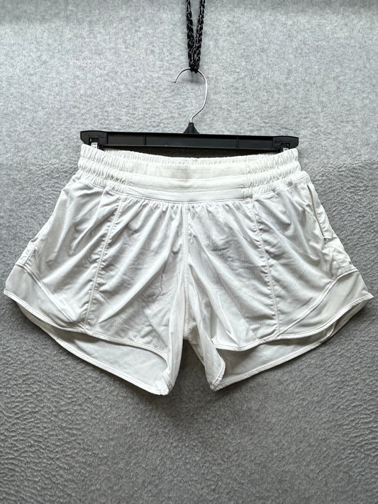 Lululemon Hotty Hot Short II Long 4" Size 4 White