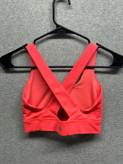 Lululemon Envital Bra Size 4 Pink/Red