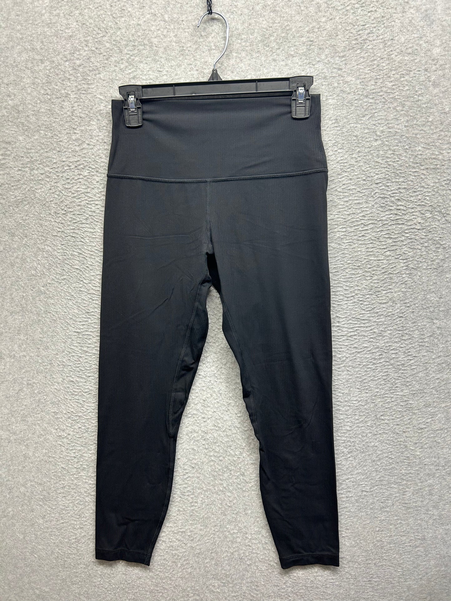 Lululemon Align Ribbed High-Rise Pant 25" Size 8 (Square) Black