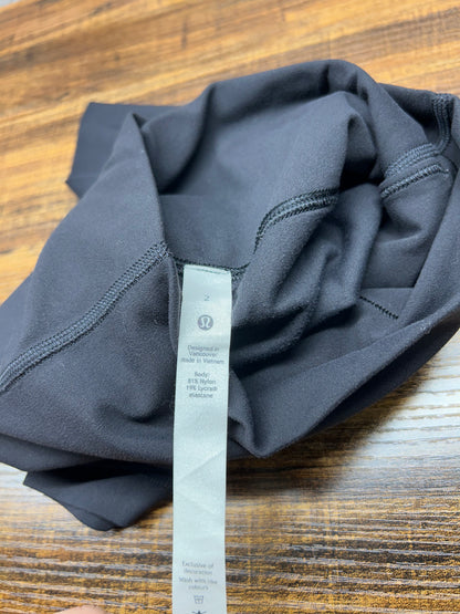 Lululemon Align Super High Rise Short 10" Size 2 Black