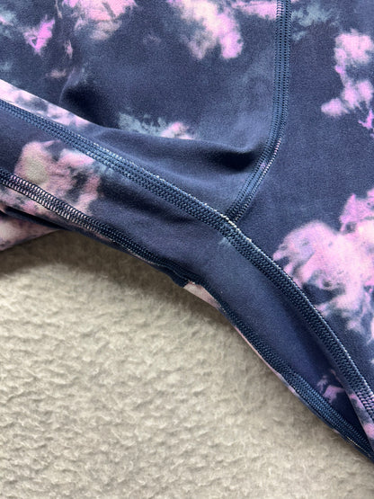 Lululemon Align High-Rise Pant 25" Size 8 Circulate Tie Dye Mineral Blue Multi
